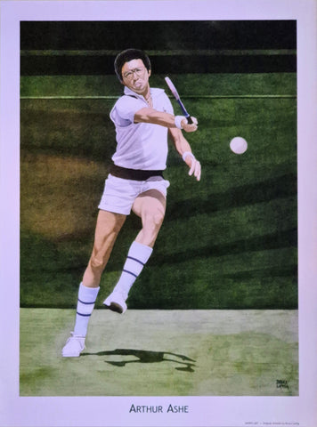 Arthur Ashe by Bruce Lattig