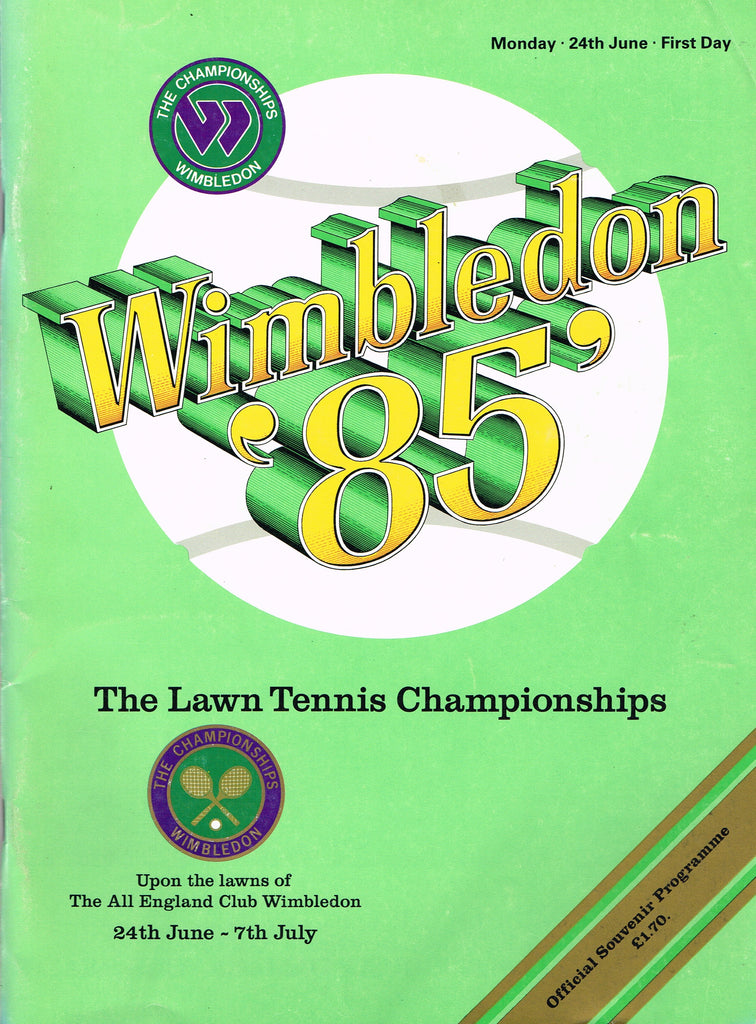 1985 Wimbledon Championships Daily Programme