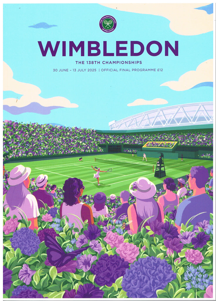 2025 Wimbledon Final Programme with Full Results