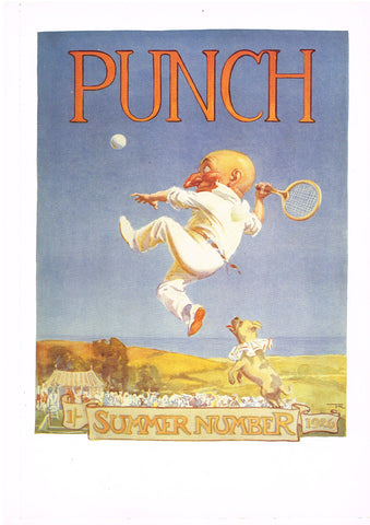 'Mr Punch At Tennis' by Frank Reynolds