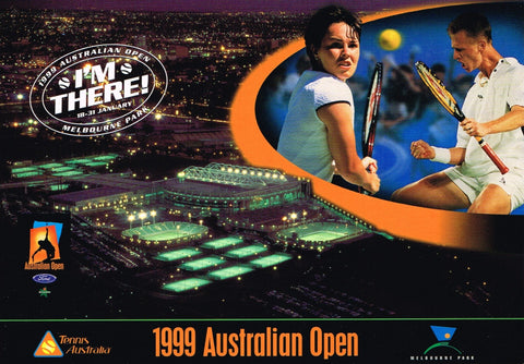 1999 Australian Open Postcard – “I’m There!”