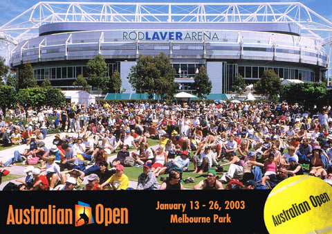 2003 Australian Open postcard