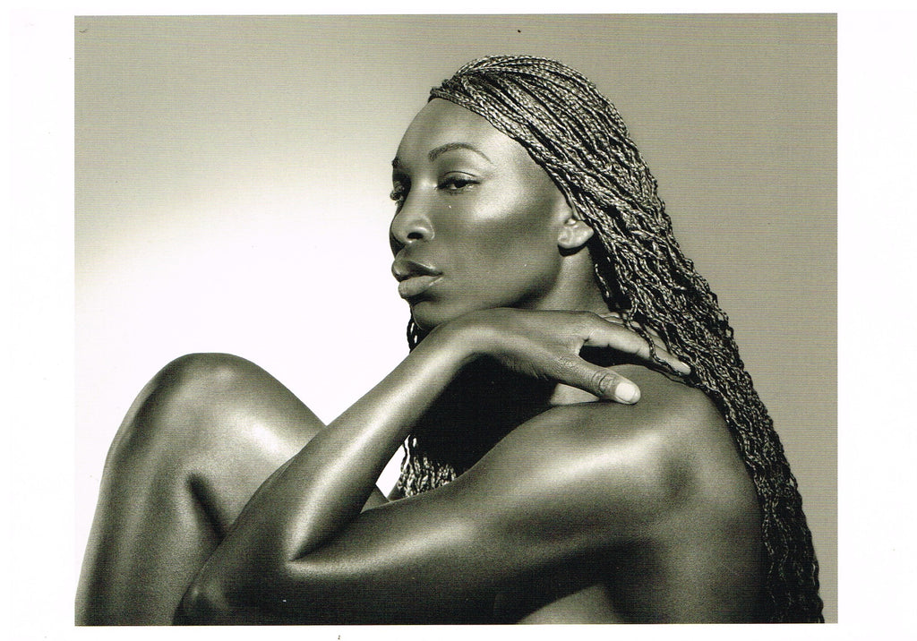 Postcard portrait of Venus Williams in 2006