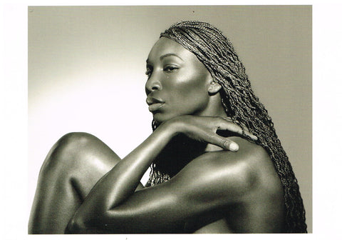 Postcard portrait of Venus Williams in 2006
