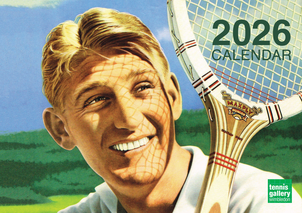 2026 Tennis Gallery Wimbledon Wall Calendar