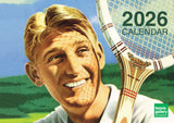 2026 Tennis Gallery Wimbledon Wall Calendar