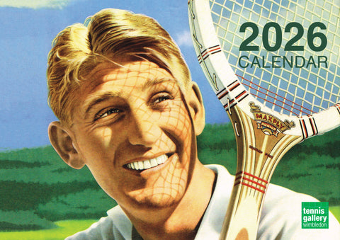 2026 Tennis Gallery Wimbledon Wall Calendar