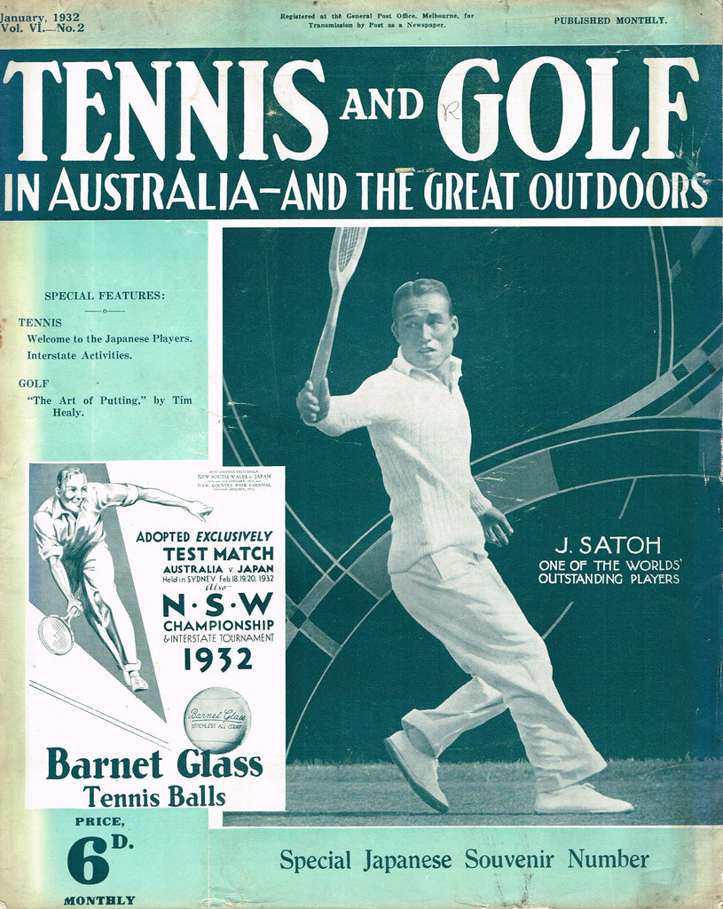 Tennis and Golf in Australia - and the Great Outdoors, Jan 1932