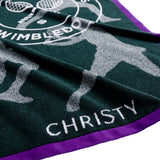 Wimbledon Championships 2024 Towel - Classic Green & Purple
