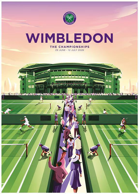 2026 Wimbledon Official Poster