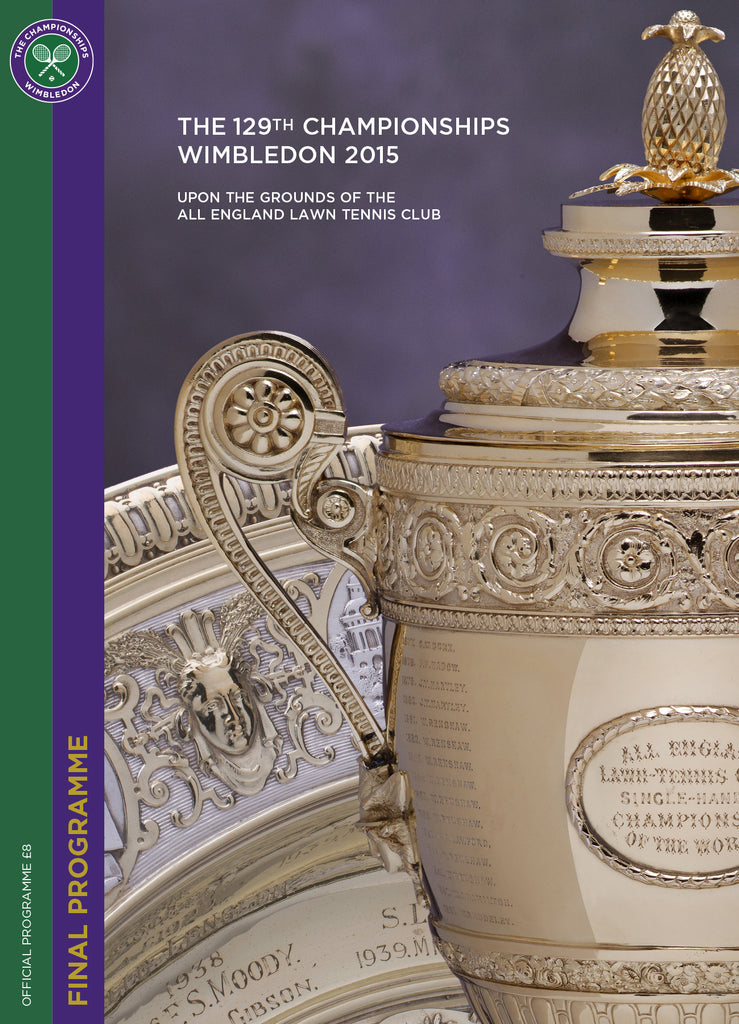 2015 Wimbledon Final Programme with Full Results