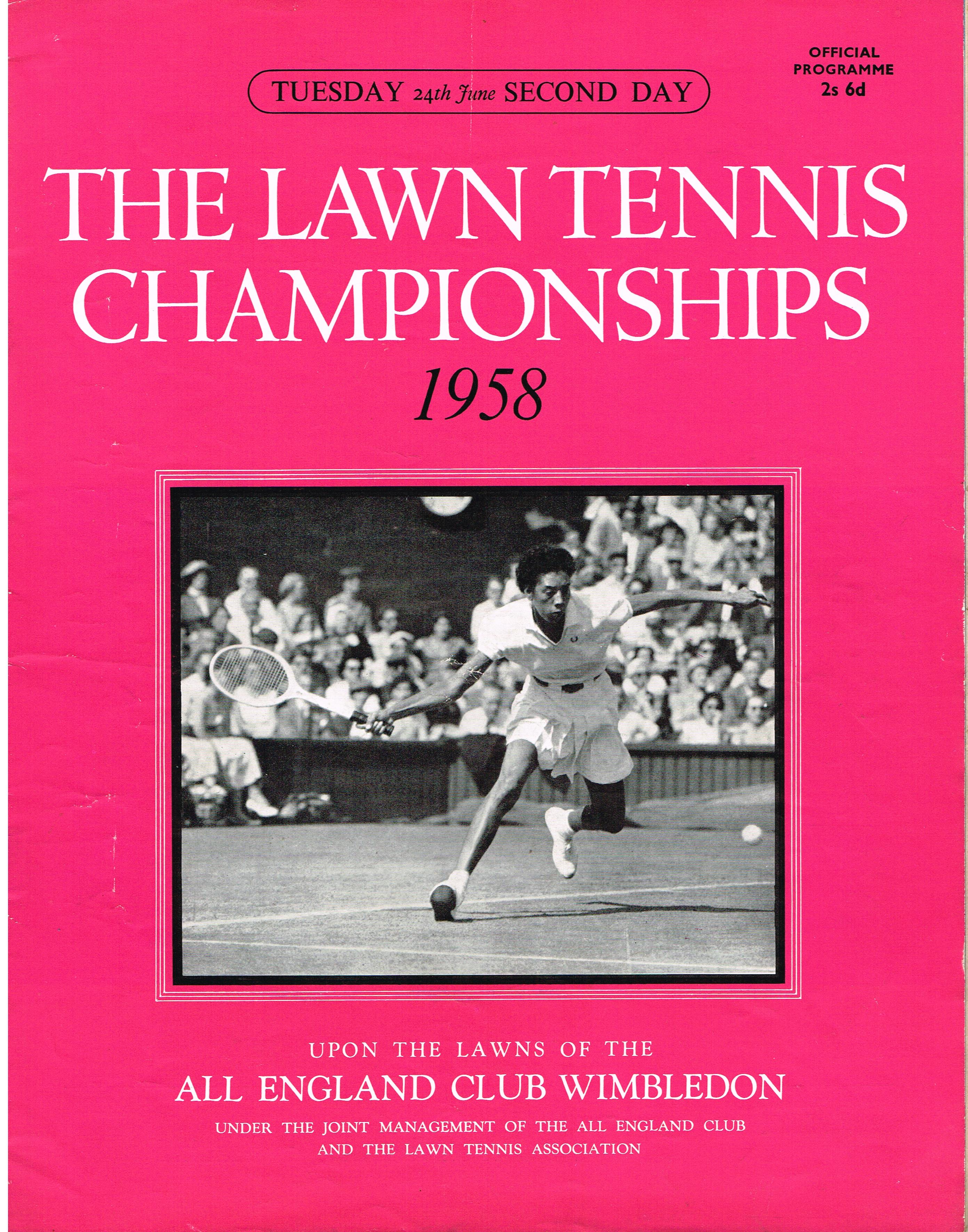 1958 Wimbledon Championships Daily Programme Tennis Gallery Wimbledon