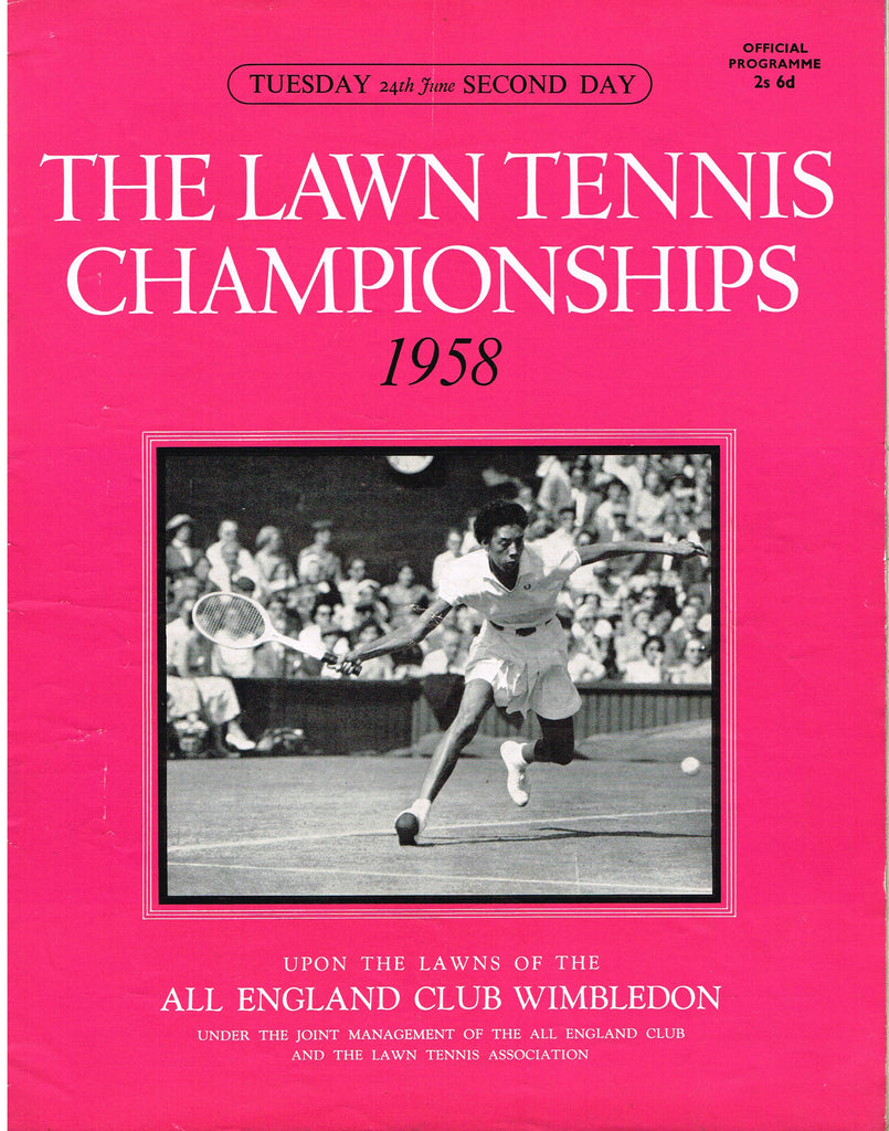 1958 Wimbledon Championships Daily Programme