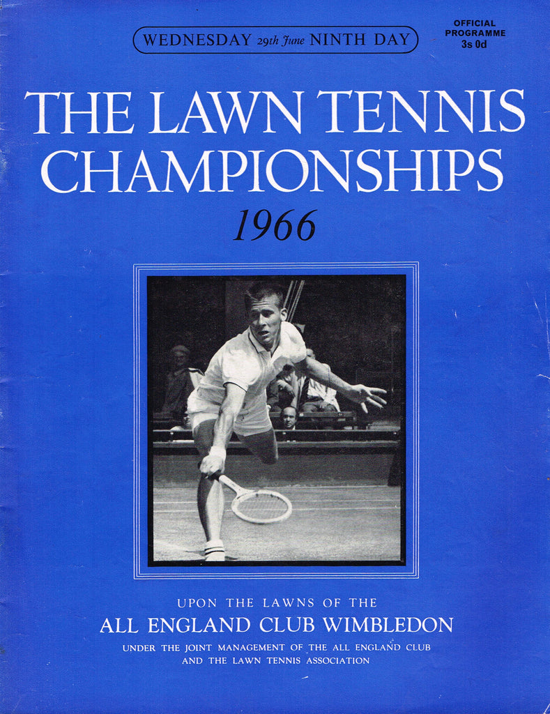 1966 Wimbledon Championships Daily Programme