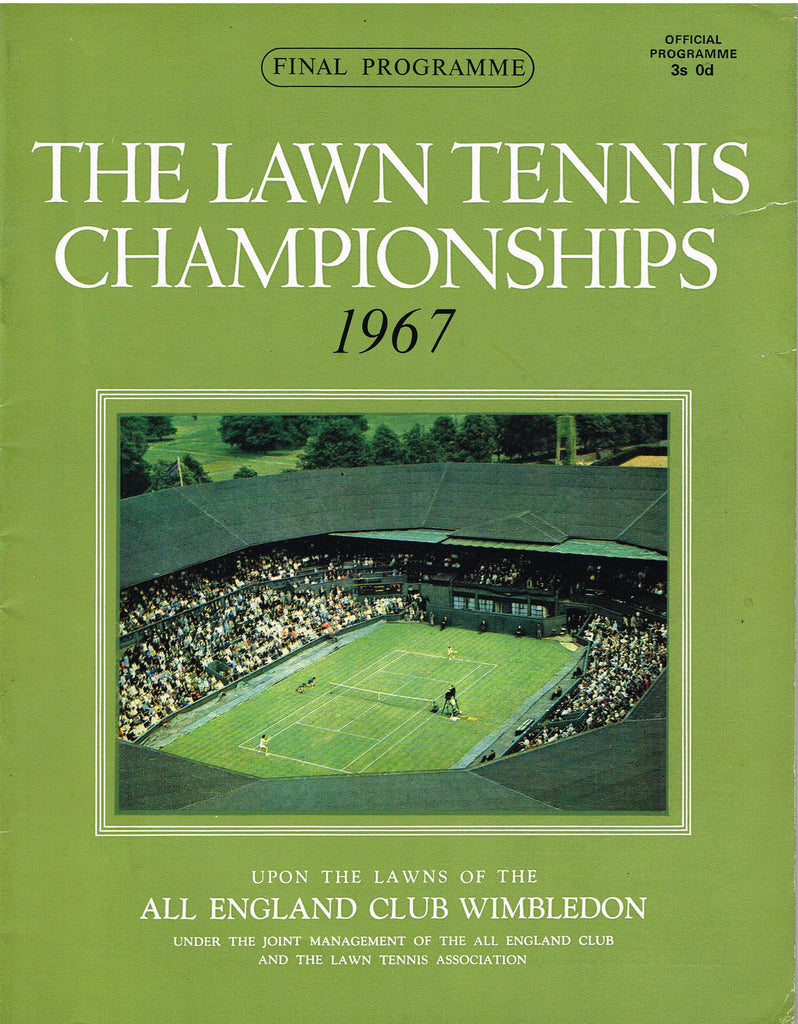 1967 Wimbledon Championships Final Programme