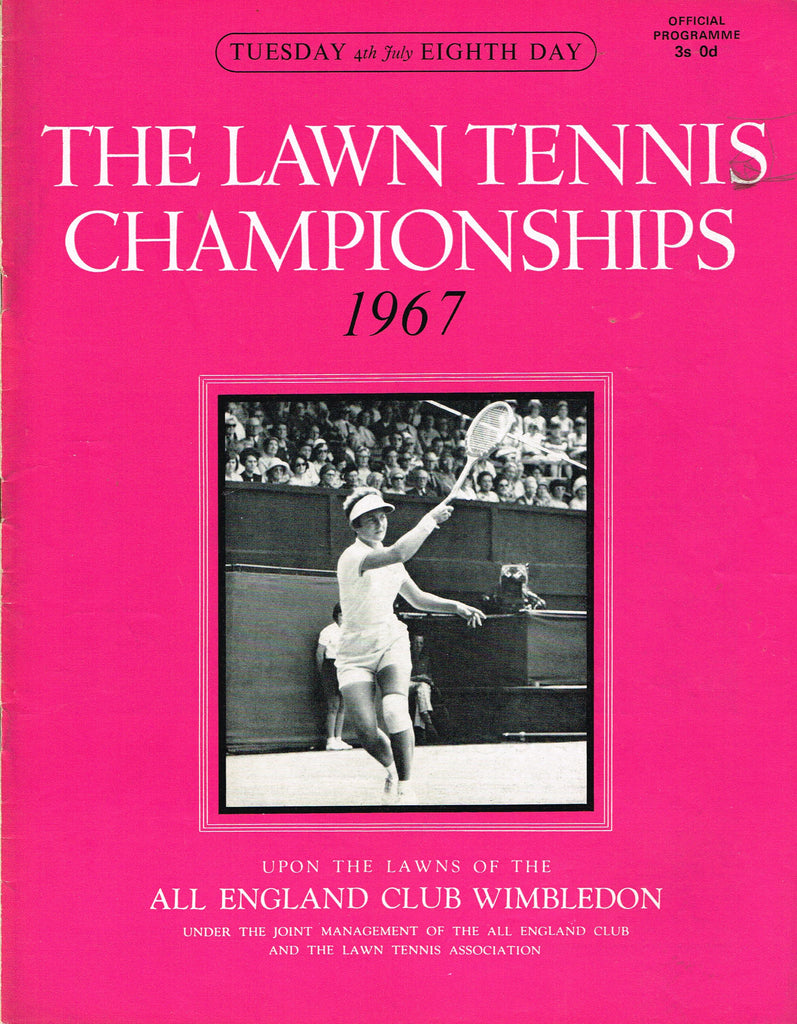 1967 Wimbledon Championships Daily Programme