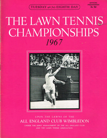 1967 Wimbledon Championships Daily Programme