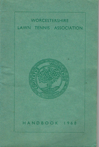 1968 Worcestershire Lawn Tennis Association Handbook