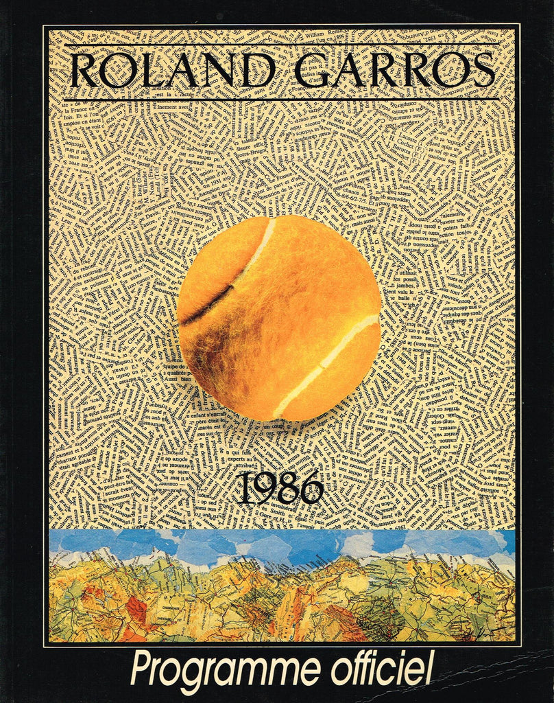1986 Roland Garros Programme