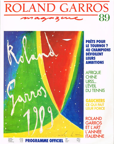 1989 Roland Garros Magazine
