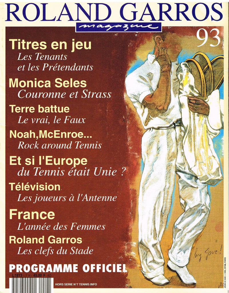 1993 Roland Garros Magazine