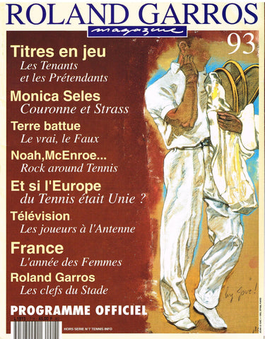 1993 Roland Garros Magazine