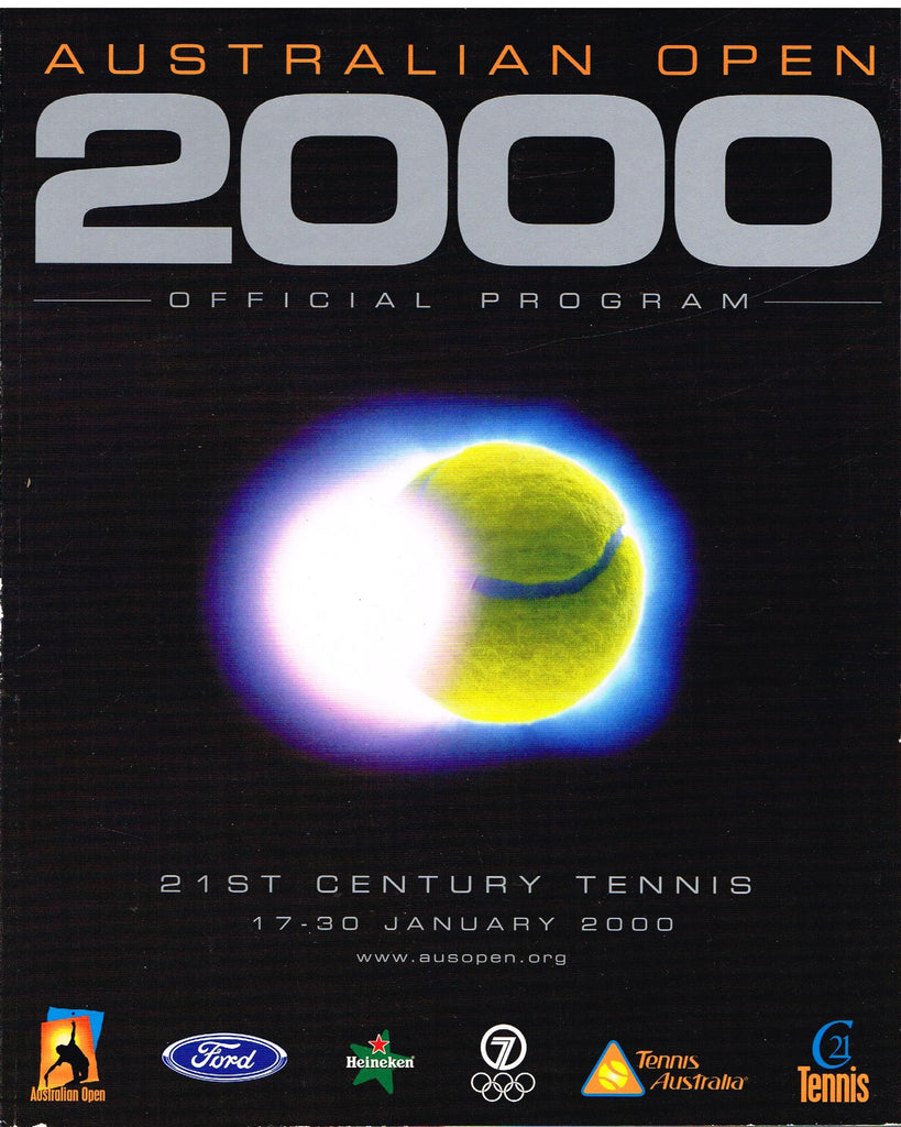 2000 Australian Open Program