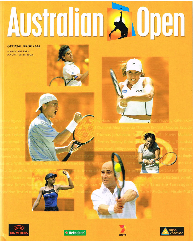 2002 Australian Open Program