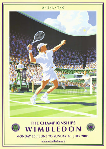 2005 Wimbledon Championships Poster