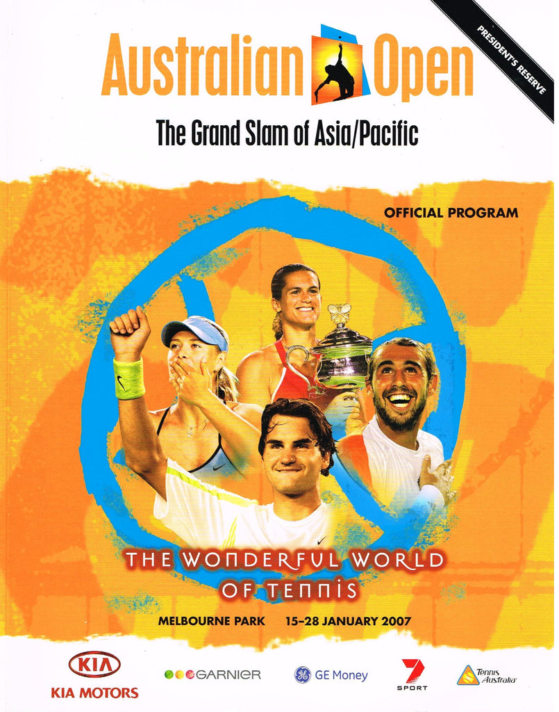 2007 Australian Open Program