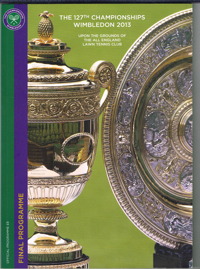 2013 Wimbledon Championships Final Programme with Full Results