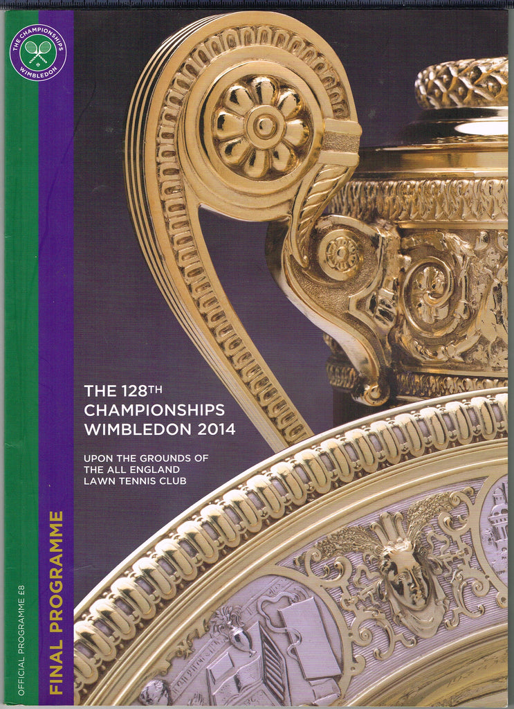 2014 Wimbledon Final Programme with Full Results
