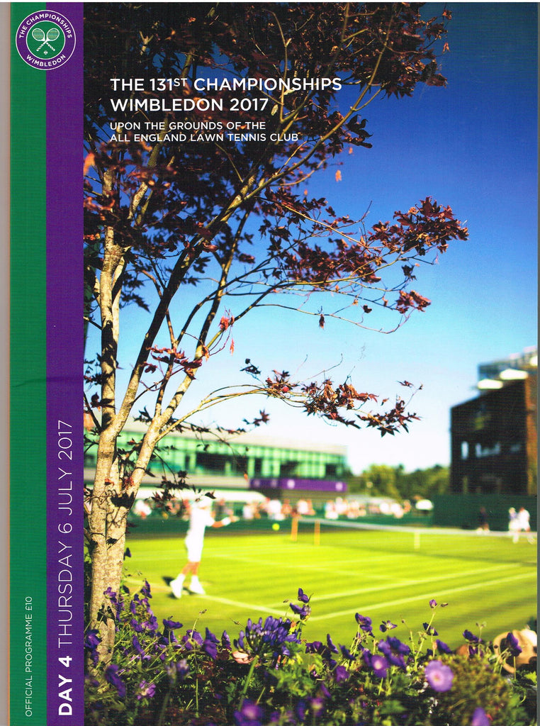 2017 Wimbledon Championships Daily Programme