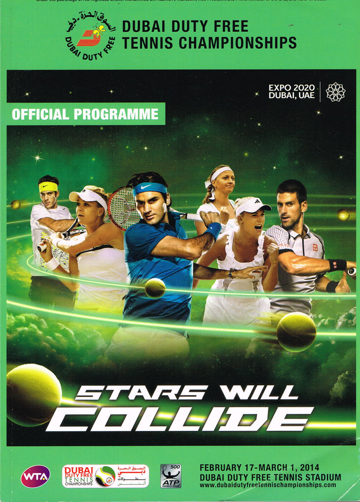 2014 Dubai Duty Free Tennis Championships Official Programme