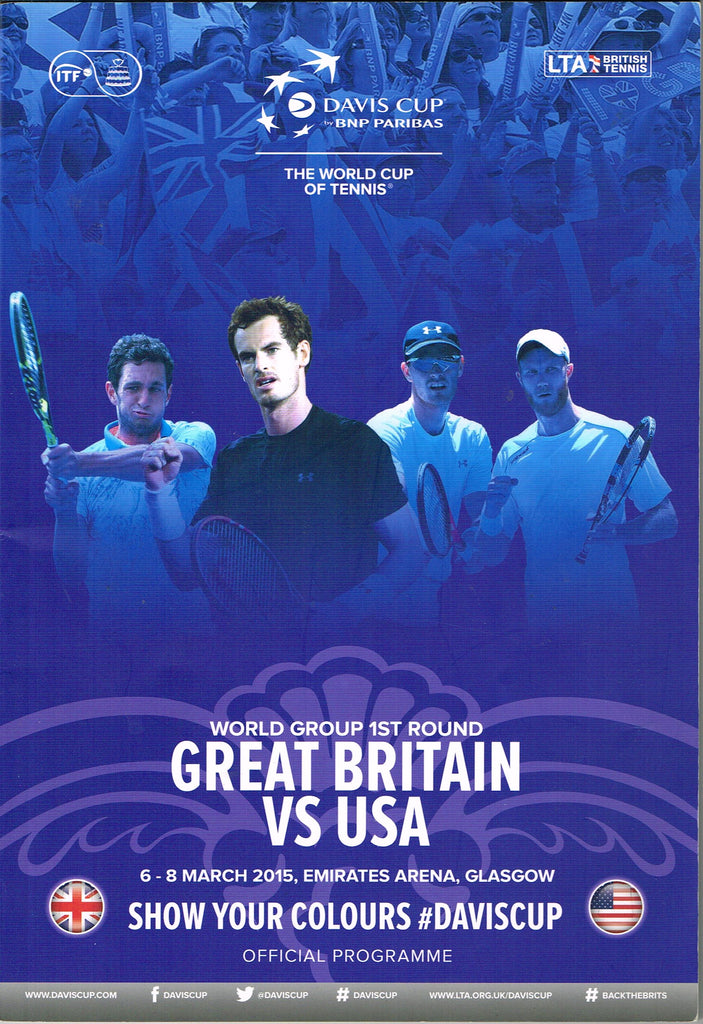 Davis Cup 2015 - Great Britain vs USA Programme