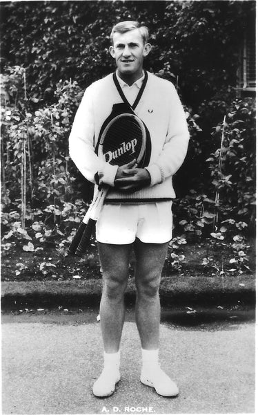 Vintage Postcard - Tony Roche – Tennis Gallery Wimbledon