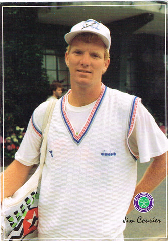 Jim Courier Postcard (Order Code CF2)