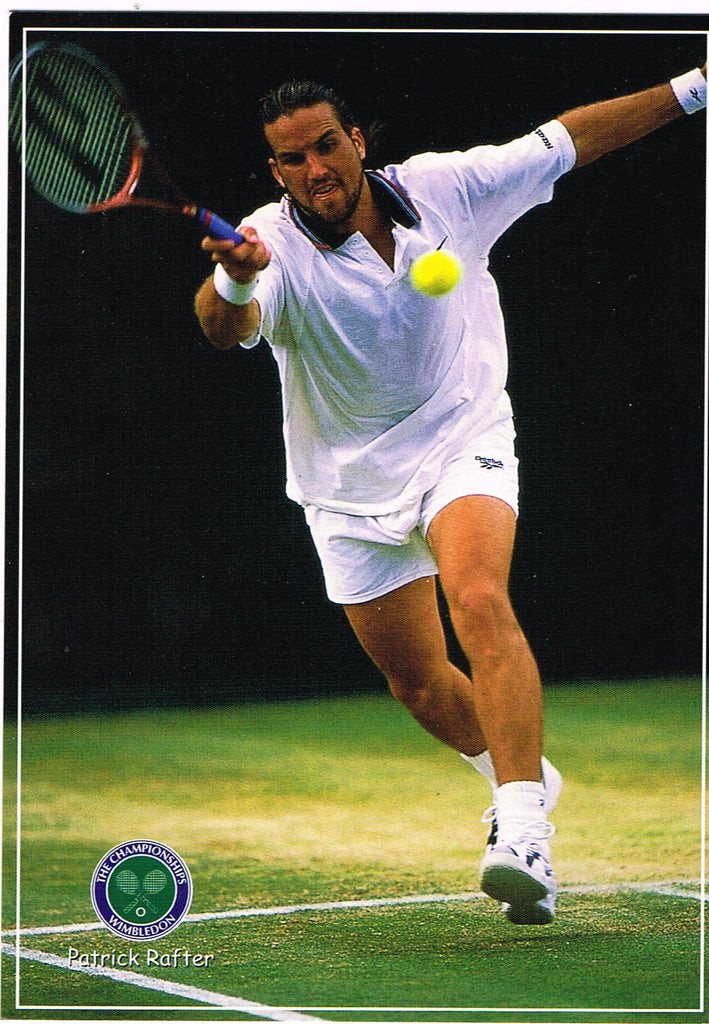 Australian tennis player Patrick Rafter pictured with a clenched fist Australian tennis player Patrick Rafter pictured with a clenched fist