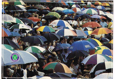 Wimbledon Umbrellas Postcard (Order Code CF7)