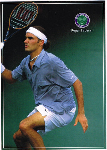 Roger Federer Postcard (Order Code ST2704)
