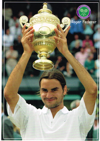 Roger Federer Postcard (Order Code ST3015)