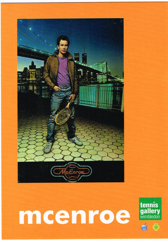 Tennis Gallery Wimbledon Postcard - John McEnroe