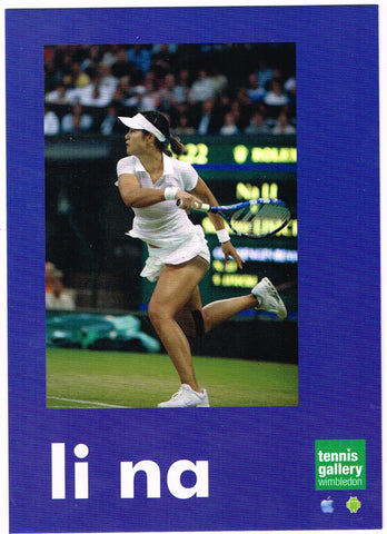 Tennis Gallery Wimbledon Postcard - Li Na