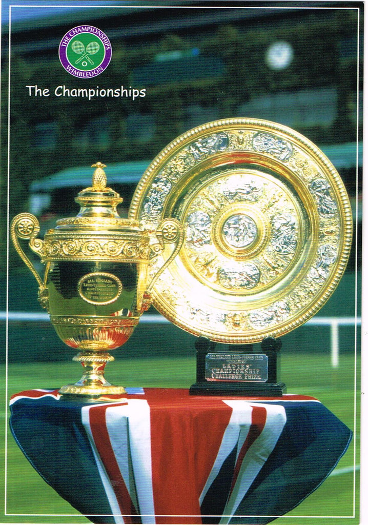 Wimbledon Singles Trophies Postcard (Order Code ST3060)