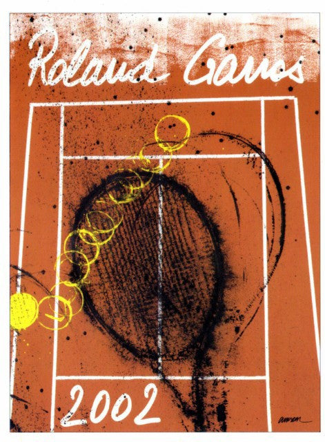 2002 Roland Garros Poster
