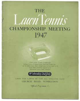 1947 Wimbledon Championships Daily Programme