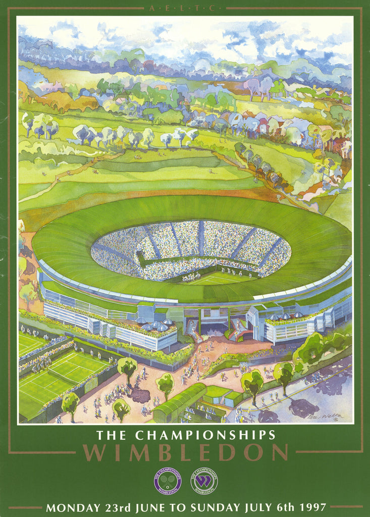 1997 Wimbledon Championships Poster