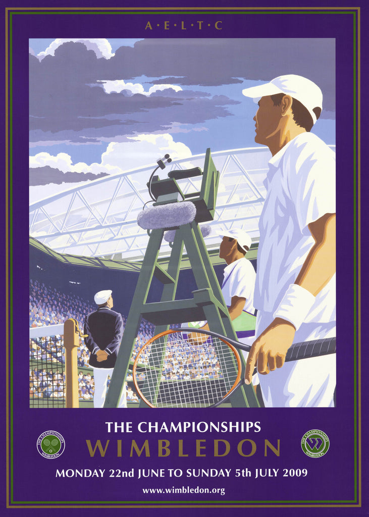 2009 Wimbledon Championships Poster