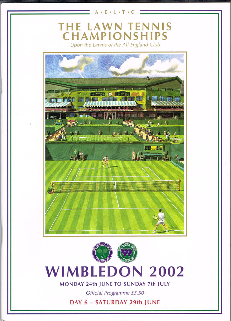 2002 Wimbledon Championships Daily Programme