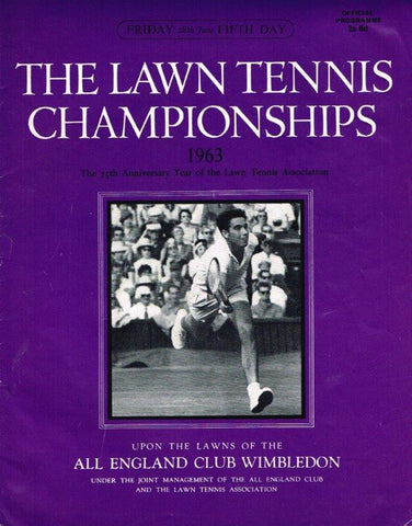 1963 Wimbledon Championships Daily Programme